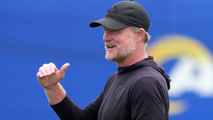 Los Angeles Rams general manager Les Snead. Mandatory Credit: Kirby Lee-Imagn Images