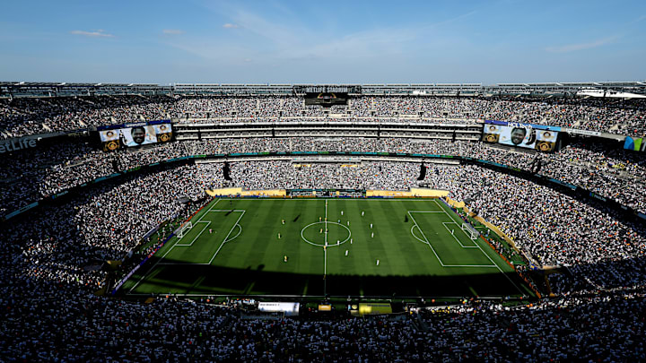 Le MetLife Stadium sera le théâtre de PSG - Real Madrid. Le MetLife Stadium sera le théâtre de PSG - Real Madrid.