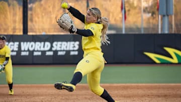 Lyndsey Grein and the 47-6 Ducks take on 8-seed Michigan in the quarterfinals of the Big Ten Tournament Thursday at 1:30 p.m. in West Lafayette, Indiana.