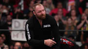 Jon Moxley enters the arena during AEW Dynamite at Footprint Center. 