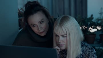 NINE PERFECT STRANGERS - “First Look” - Nine new strangers connected in ways they could never imagine are invited by mysterious guru, Masha Dmitrichenko (Nicole Kidman), to join a transformational wellness retreat in the Austrian Alps. Over the course of a week, she takes them to the brink. Will they make it? Will she? Masha is willing to try anything in the interest of healing everyone involved, including herself. (Disney/Reiner Bajo)
LENA OLIN, NICOLE KIDMAN