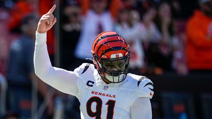 Cincinnati Bengals defensive end Trey Hendrickson (91)