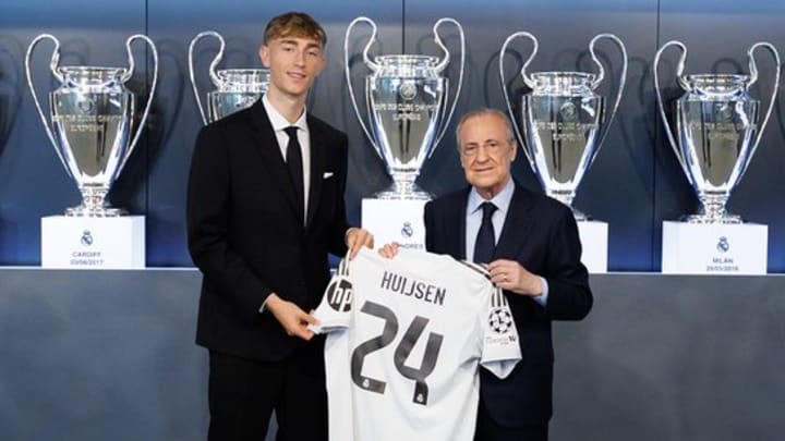 Dean Huijsen, nouvelle recrue du Real Madrid - @RealMadrid Dean Huijsen, nouvelle recrue du Real Madrid - @RealMadrid