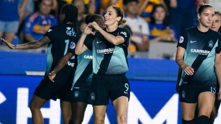 Esther González, jugadora del Gotham FC, autora del gol del triunfo. Esther González, jugadora del Gotham FC, autora del gol del triunfo.