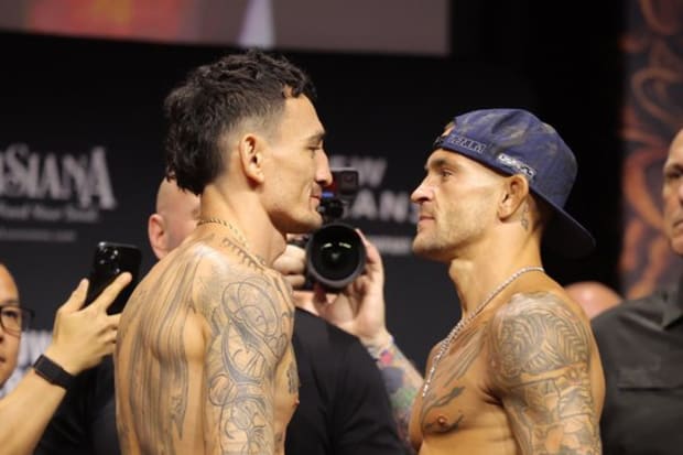 Max Holloway and Dustin Poirier headline UFC 318.