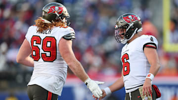 Tampa Bay Buccaneers guard Cody Mauch will miss the rest of the season due to a knee injury.
