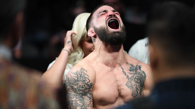Mike Perry during his stint in the UFC.