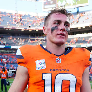 Denver Broncos quarterback Bo Nix roster cut super bowl nfl roster afc west buffalo bills los angeles chargers sean payton 