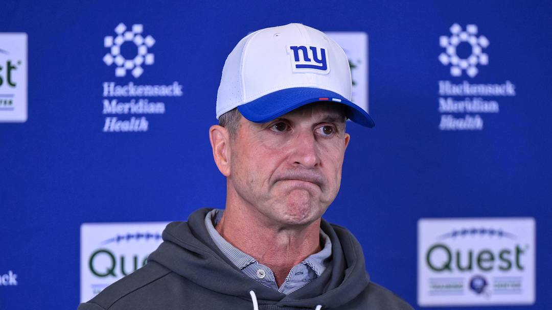 New York Giants head coach John Harbaugh New York Giants head coach John Harbaugh