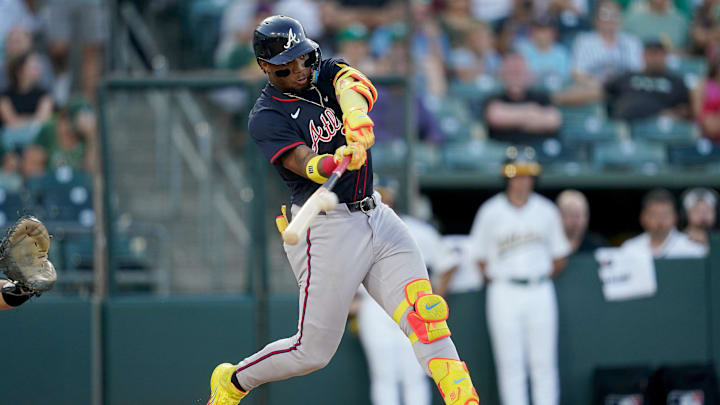 Acuna, who hit two home runs in his return to the Braves lineup on Wednesday, appears ready for the Home Run Derby. Acuna, who hit two home runs in his return to the Braves lineup on Wednesday, appears ready for the Home Run Derby.