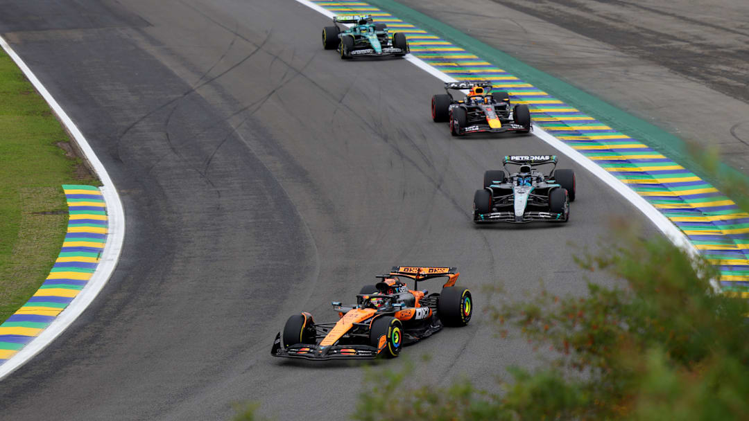 Oscar Piastri, George Russell, Max Verstappen, Formula 1