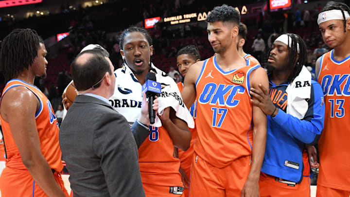 Oklahoma City Thunder guard/forward Jalen Williams. Oklahoma City Thunder guard/forward Jalen Williams.