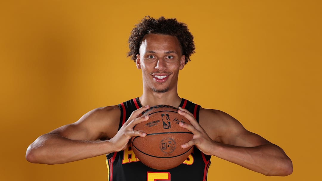 Dyson Daniels at Atlanta Hawks Media Day