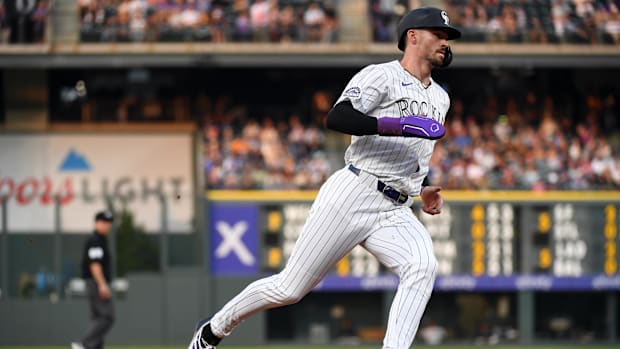 Colorado Rockies outfielder Brenton Doyle