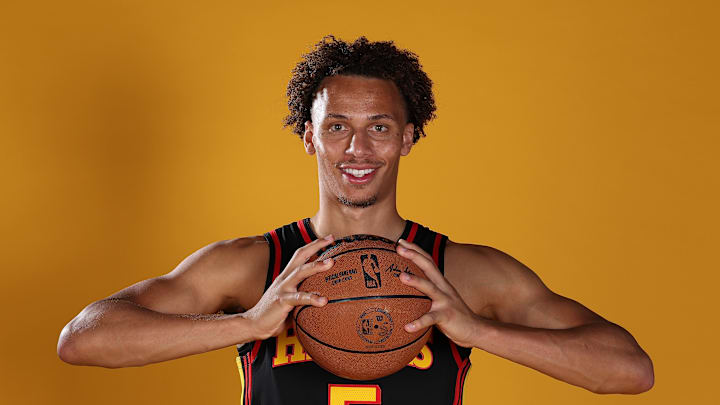 Dyson Daniels at Atlanta Hawks Media Day