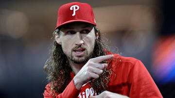 Phillies reliever Matt Strahm's long hair was criticized by former MLB player Jeffrey Frye
