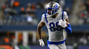 Feb 23, 2023; Seattle, WA, USA; St. Louis Battlehawks wide receiver Hakeem Butler (88) runs towards the endzone to score a touchdown against the Seattle Sea Dragons during the second half at Lumen Field. St. Louis defeated Seattle 20-18. Mandatory Credit: Steven Bisig-Imagn Images