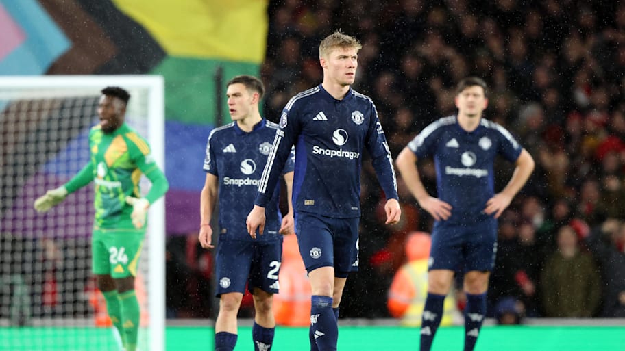 Manuel Ugarte, Rasmus Hojlund, Harry Maguire.