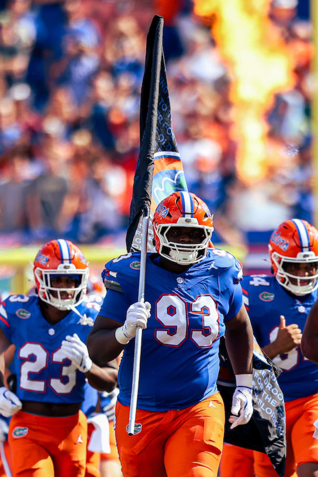Michai Boireau has started three games for the Florida Gators this season.