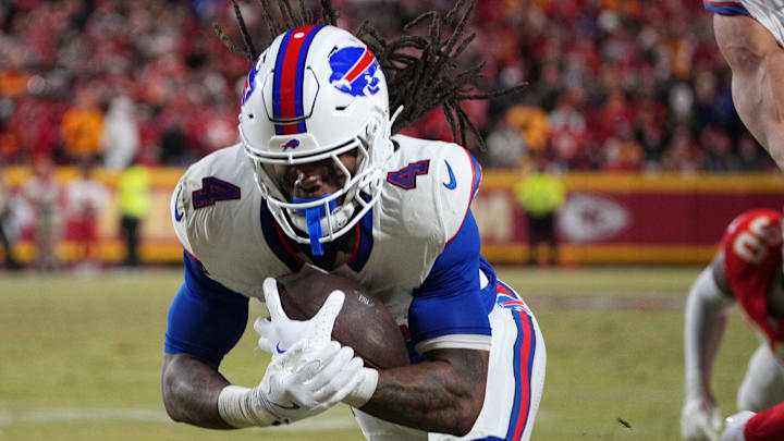 Bills running back James Cook. Bills running back James Cook.