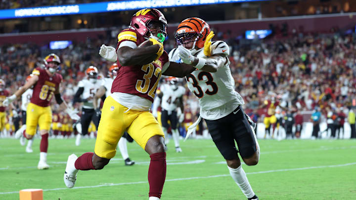 Washington Commanders running back Jacory Croskey-Merritt wants to be known as "Bill."