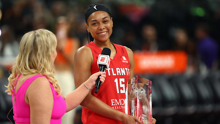 Atlanta Dream guard Allisha Gray is +500 to repeat as the 3-Point Contest champion. Atlanta Dream guard Allisha Gray is +500 to repeat as the 3-Point Contest champion.