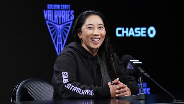 Golden State Valkyries head coach Natalie Nakase Golden State Valkyries head coach Natalie Nakase