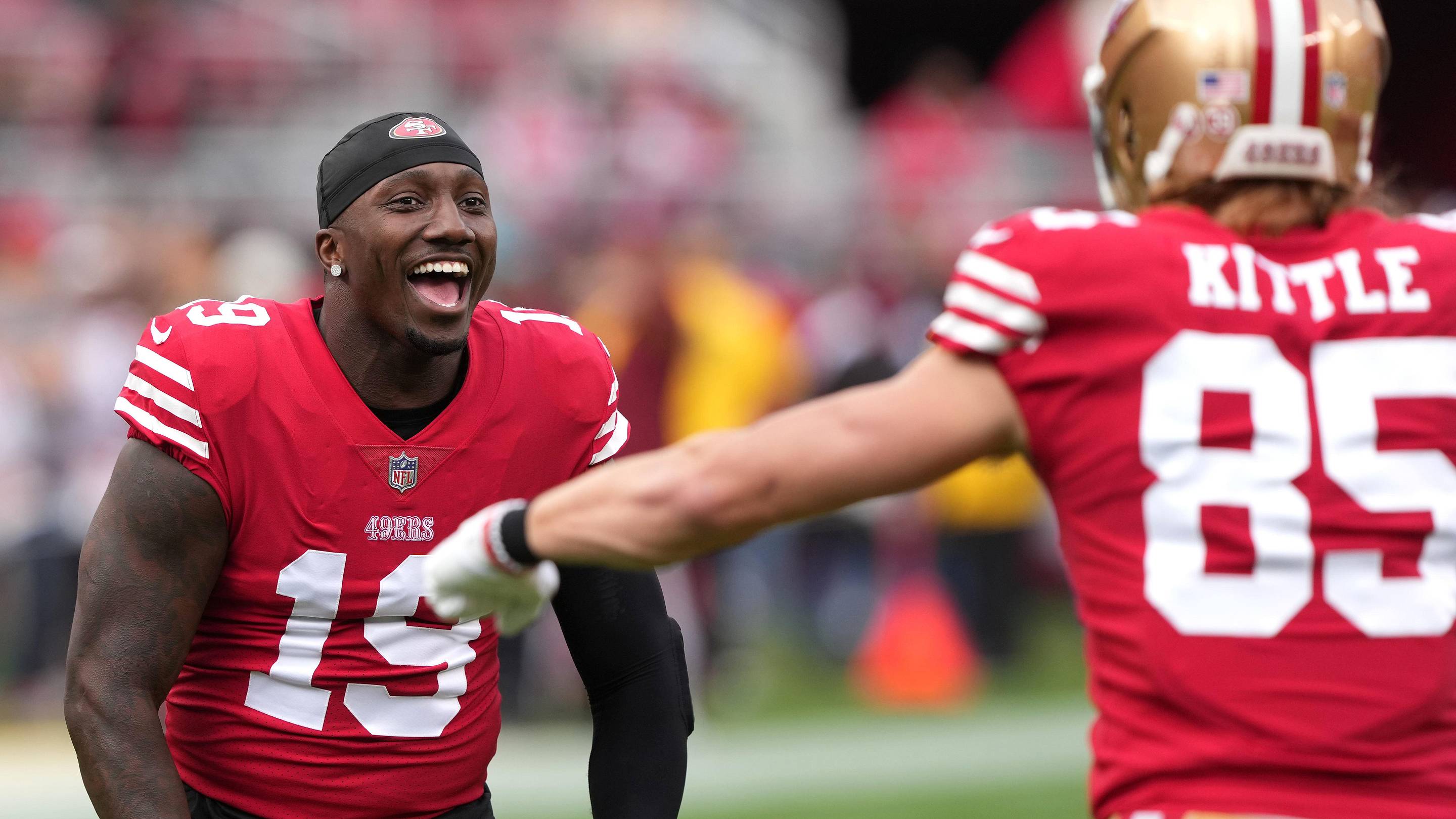 George Kittle just inadvertently threw shade at Deebo Samuel