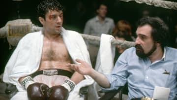On the set of "Raging Bull" (1980)