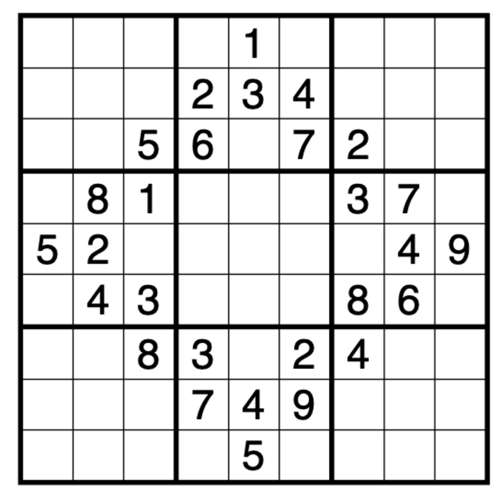 A Soduku puzzle by Thomas Snyder.