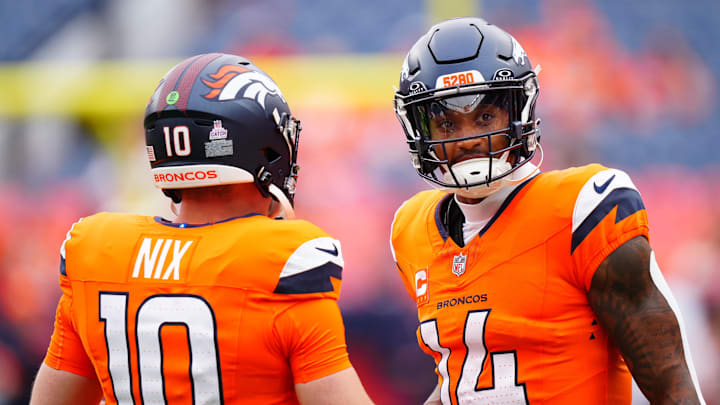 Sutton and Nix are already a strong pair, with the former topping 1,000 receiving yards in his 2024 campaign. Sutton and Nix are already a strong pair, with the former topping 1,000 receiving yards in his 2024 campaign.