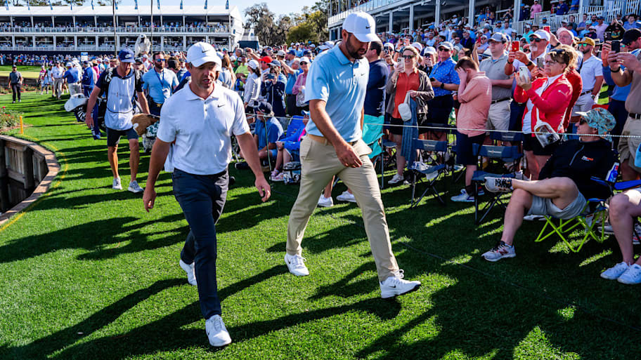 Rory McIlroy (left) and Scottie Scheffler will have more tough scheduling decisions with the addition of another signature event in 2026. | Doug Engle/Florida Times-Union / USA TODAY NETWORK via Imagn Images