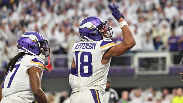 Jefferson is now the highest-paid nonquarterback in the leauge, but several other receivers have cashed in this offseason. Jefferson is now the highest-paid nonquarterback in the leauge, but several other receivers have cashed in this offseason.