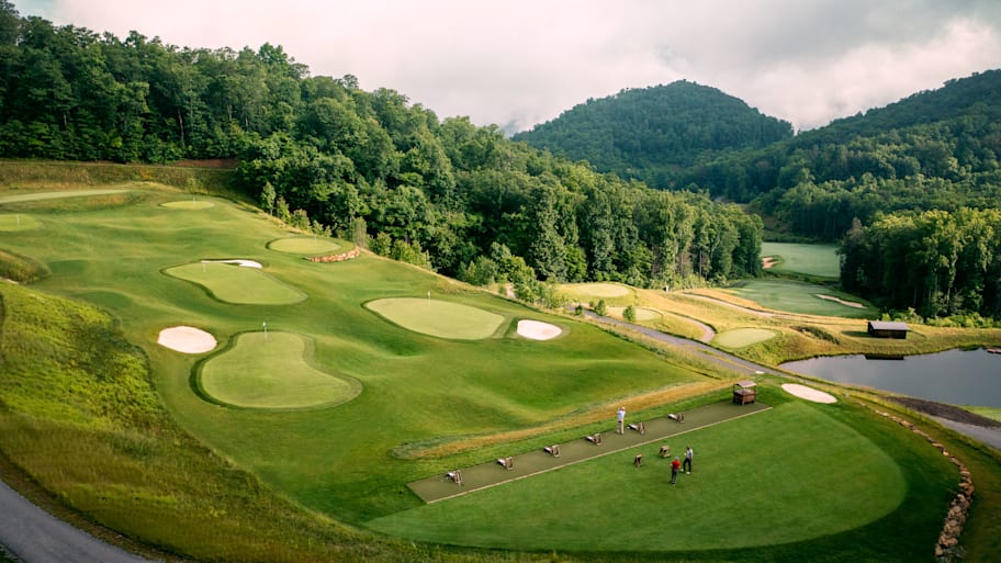 A practice facility with a view at Palmer Park.