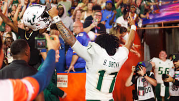 South Florida Bulls quarterback Byrum Brown