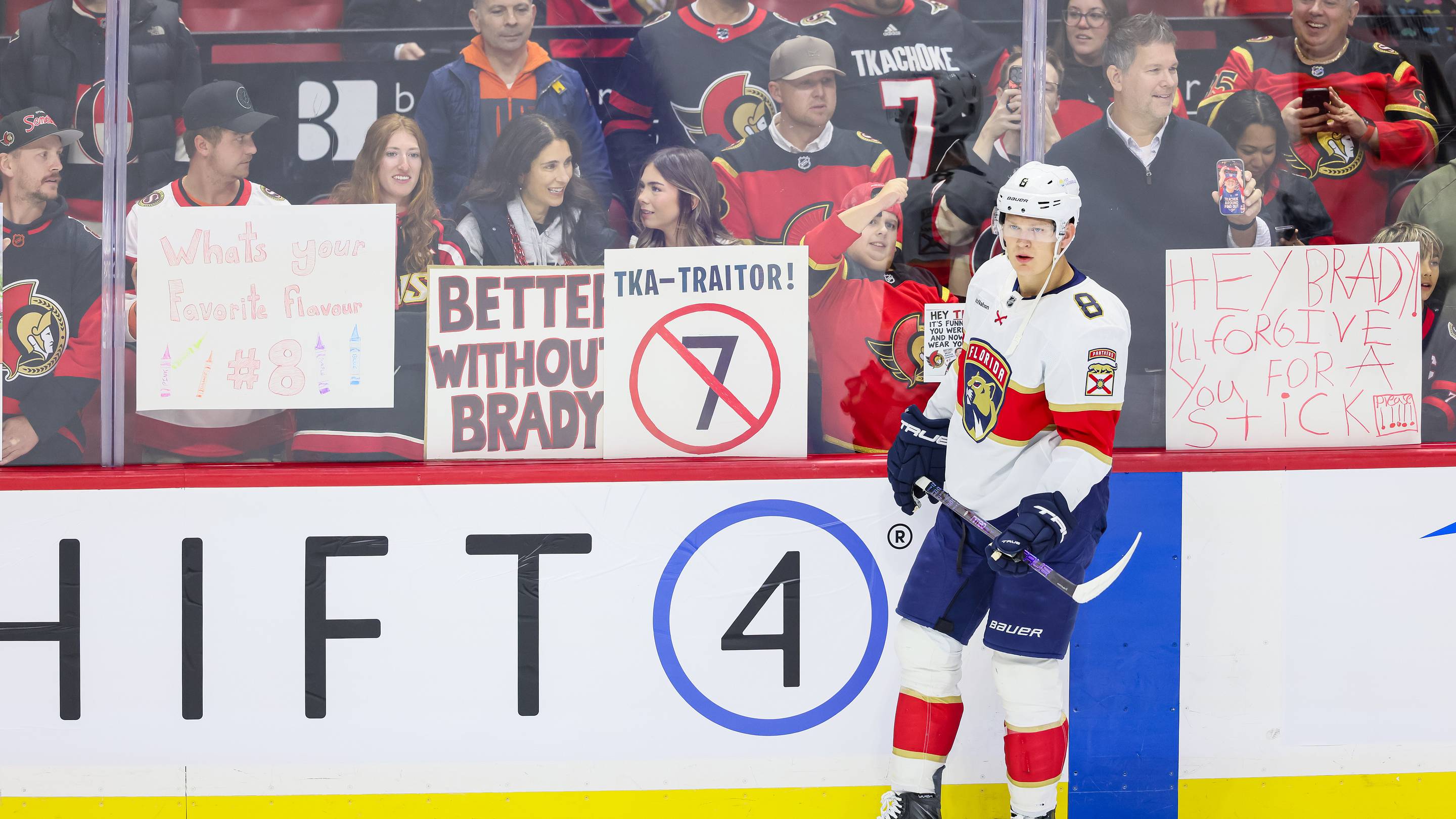 Senators fans think Brady Tkachuk betrayed them? NY Islanders fans would like a word