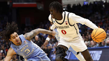 San Diego State Aztecs forward Magoon Gwath (0). 