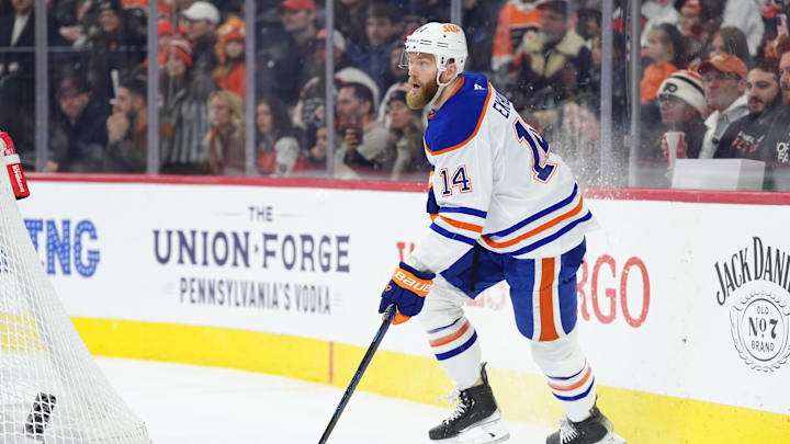 Edmonton Oilers defenseman Mattias Ekholm Edmonton Oilers defenseman Mattias Ekholm
