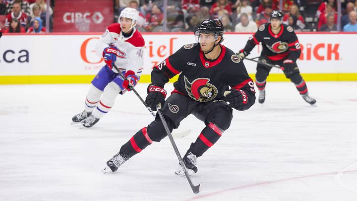 Ottawa Senators winger André Burakovsky had two assists in the team's pre-season matchup versus the Montreal Canadiens on September 26. He left the game early with an upper body injury. 