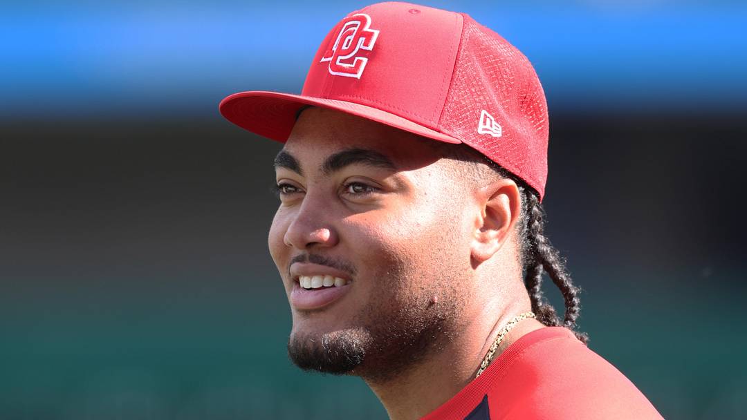 Washington Nationals outfielder James Wood Washington Nationals outfielder James Wood