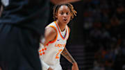 Tennessee guard Ruby Whitehorn (2) during a women's college basketball game between the Lady Vols and Mississippi State at Thompson-Boling Arena at Food City Center on Thursday, Jan. 16, 2025.