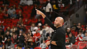 Oct 22, 2025; Chicago, Illinois, USA;  Detroit Pistons head coach J.B. Bickerstaff directs his team against the Chicago Bulls during the first half at United Center. Mandatory Credit: Matt Marton-Imagn Images