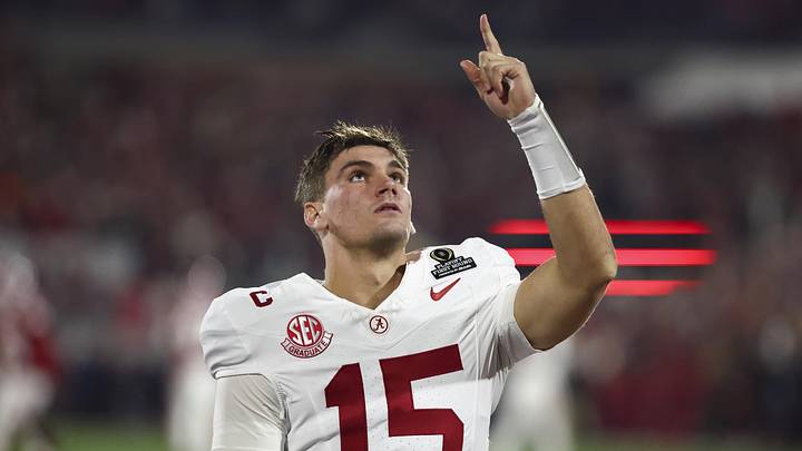 Alabama Crimson Tide quarterback Ty Simpson 