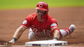 Cincinnati Reds first baseman Spencer Steer