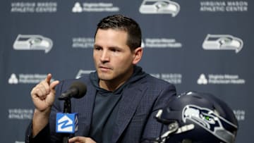 Seattle Seahawks head coach Mike Macdonald