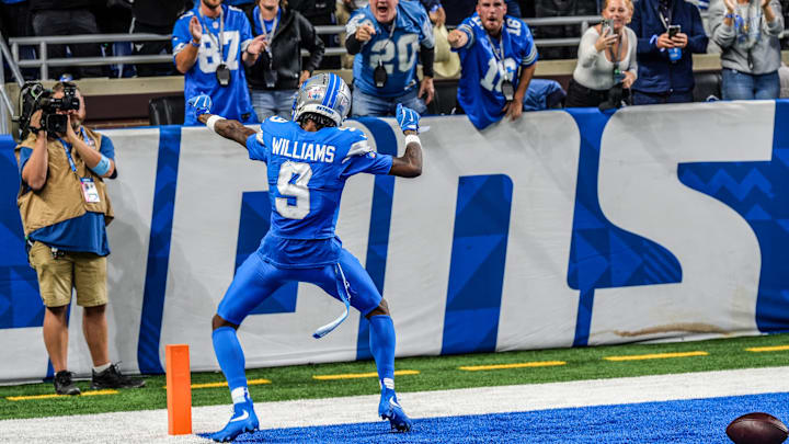 Williams took a reverse 61 yards to the house.