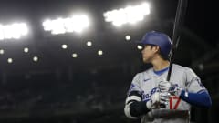 Apr 24, 2024; Washington, District of Columbia, USA; Los Angeles Dodgers designated hitter Shohei Ohtani (17).