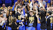 Oklahoma City Thunder guard Alex Carus celebrates after winning game seven of the 2025 NBA Finals against the Indiana Pacers at Paycom Center. 