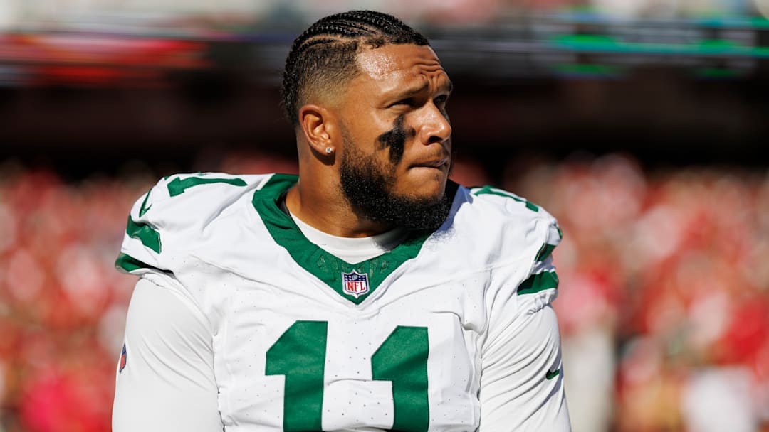 New York Jets defensive end Jermaine Johnson