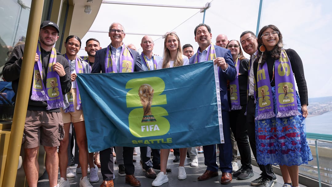 Seattle Unveils FIFA World Cup 2026 Logo At Space Needle